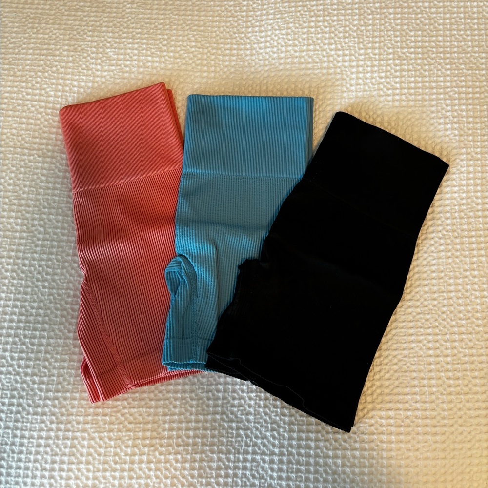 3 Pack Of Colsie Biker Shorts